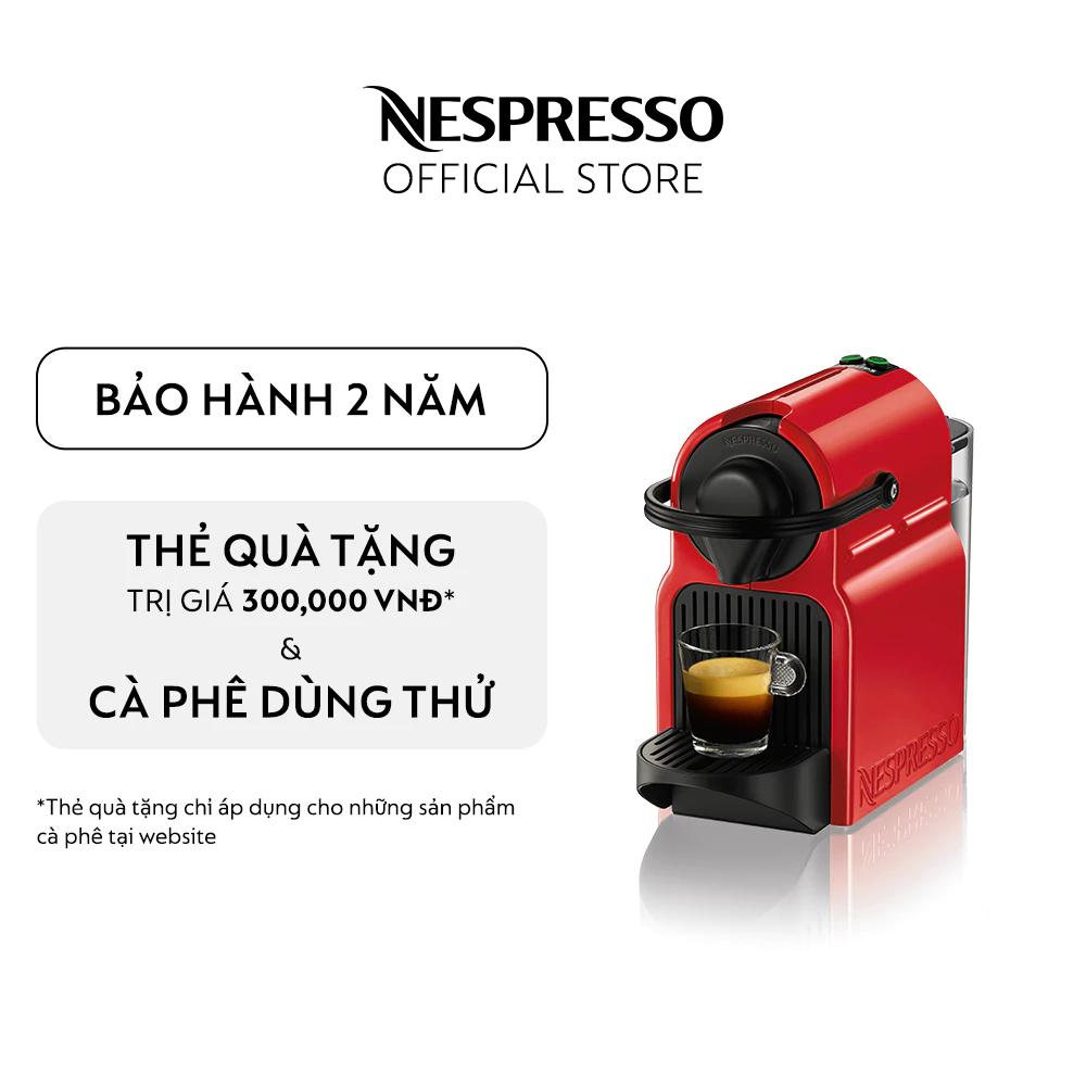 Máy Pha Cà Phê Viên Nén Nespresso Inissia - EN80, Màu Đen, 700ml