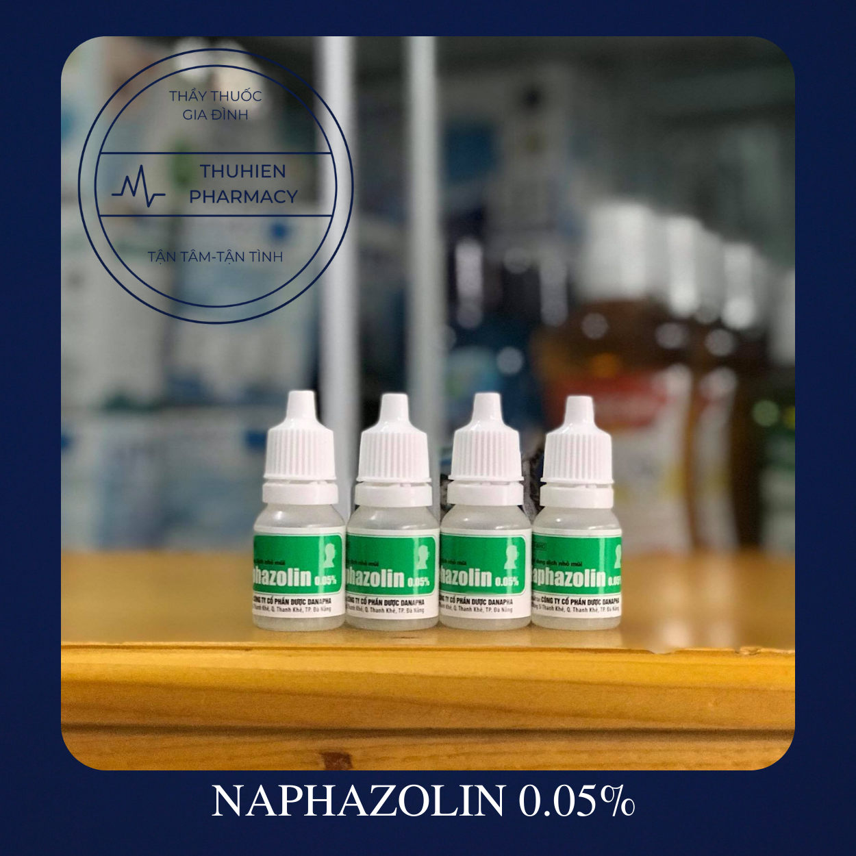 Dung Dịch Nhỏ Mũi Naphazolin 0.05% 10Ml