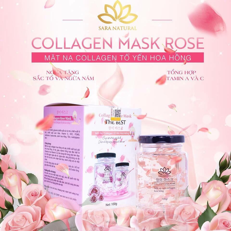 Mặt Nạ Yến Collagen Dưỡng Trắng Da