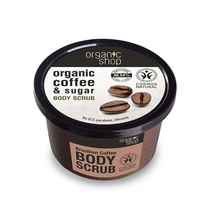 [HCM]Tẩy Da Chết Toàn Thân Organic Coffee