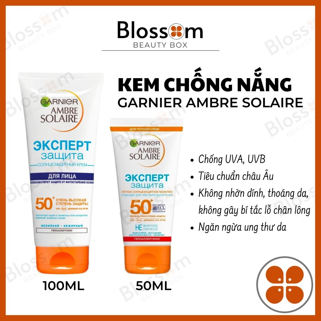 Kem Chống Nắng Garnier Spf 50 Solaire