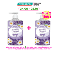 Gel Rửa Tay Watsons Love My Skin Lavender Chamomile Scented Gel Hand Wash 500ml