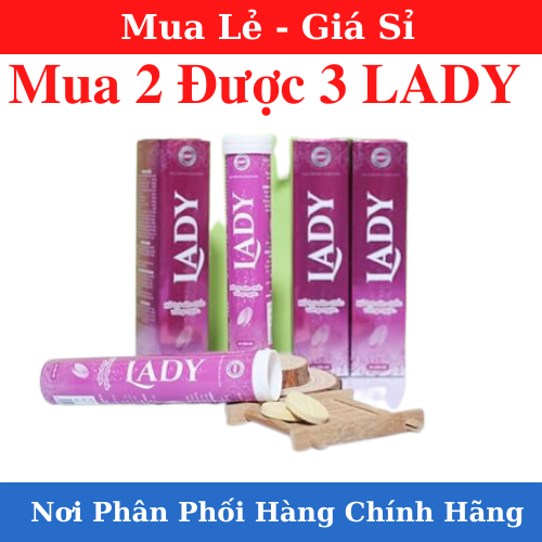 Mua 2 Được 3 ( 2 Tặng 1) Viên Sủi Lady Tăng Vòng 1 Chính Hãng - Ts01