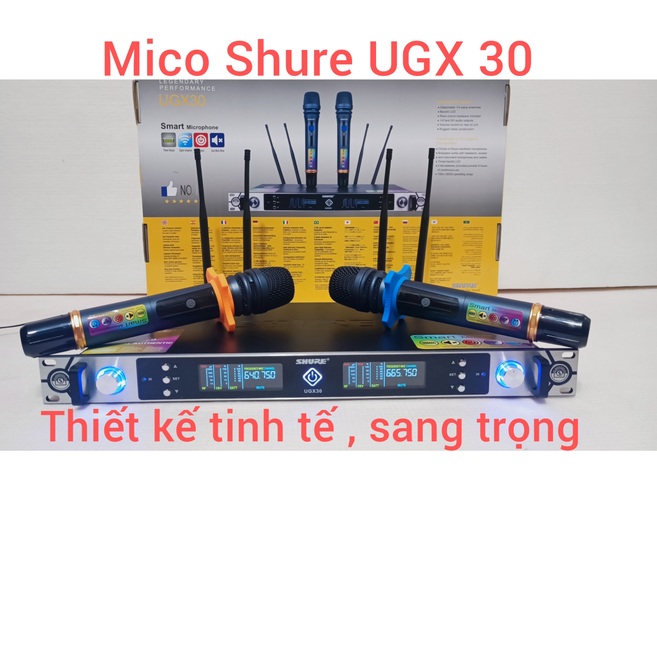 Micro không dây Shure UGX-30 Thế hệ mới