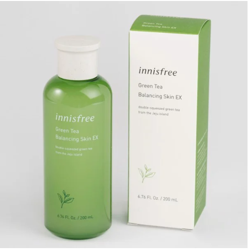 Nước Hoa Hồng Trà Xanh Innisfree Green Tea Balancing Skin EX 200ml