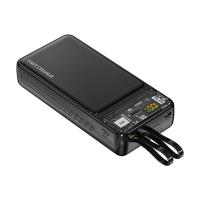 Sạc dự phòng 20000mah Gutek DX160 sạc nhanh 100w dung lượng pin lớn có sẵn dây sạc cho nhiều thiết bị điện thoại