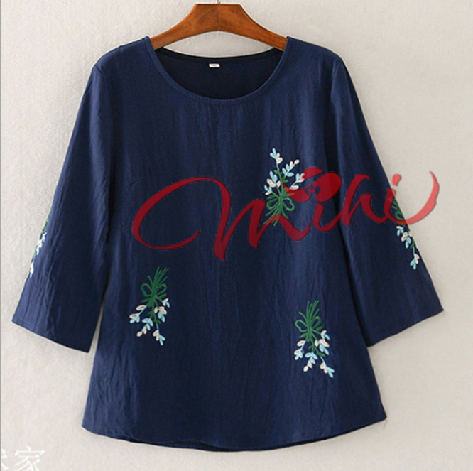 Áo Trung Niên Nữ Đẹp A93 - Áo ngủ mặc nhà kiểu thời trang cho người lớn tuổi trung tuổi cho mẹ bà th