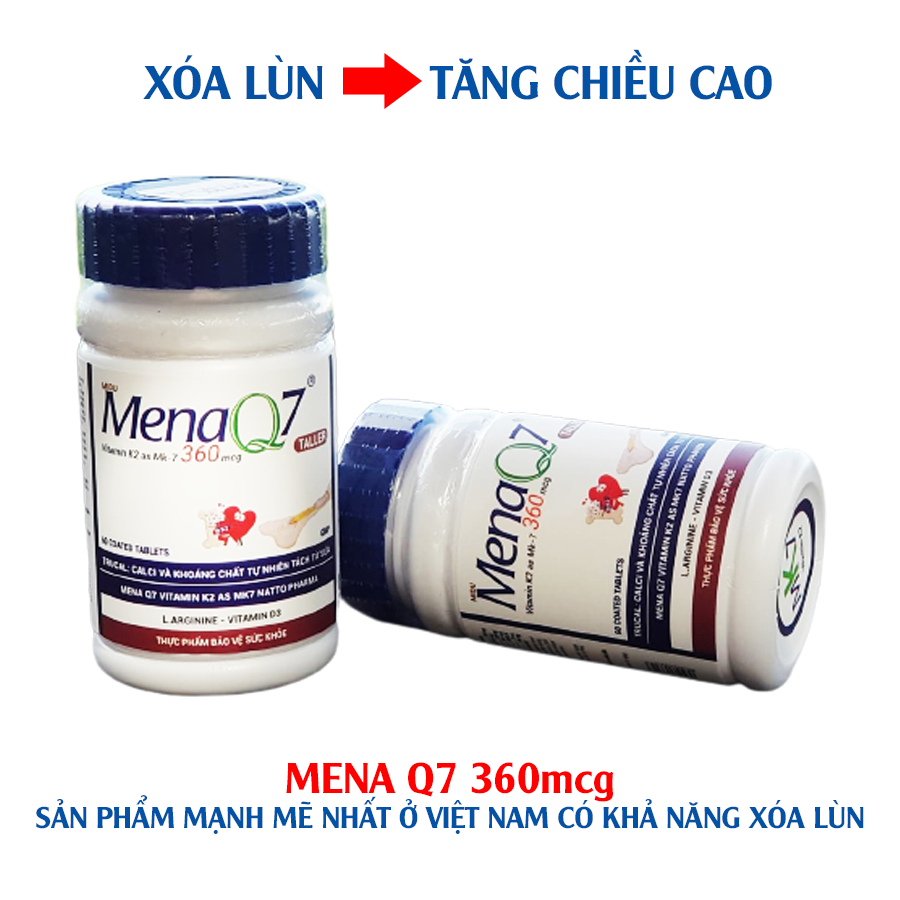 Menaq7 360Mcg Tăng Chiều Cao Cho Bé - Đột Phá Chiều Cao