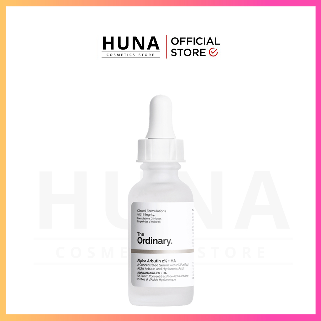 Tinh Chất Sáng Da The Ordinary Alpha Arbutin 2% + Ha ( 30Ml ) - Huna Cosmetics