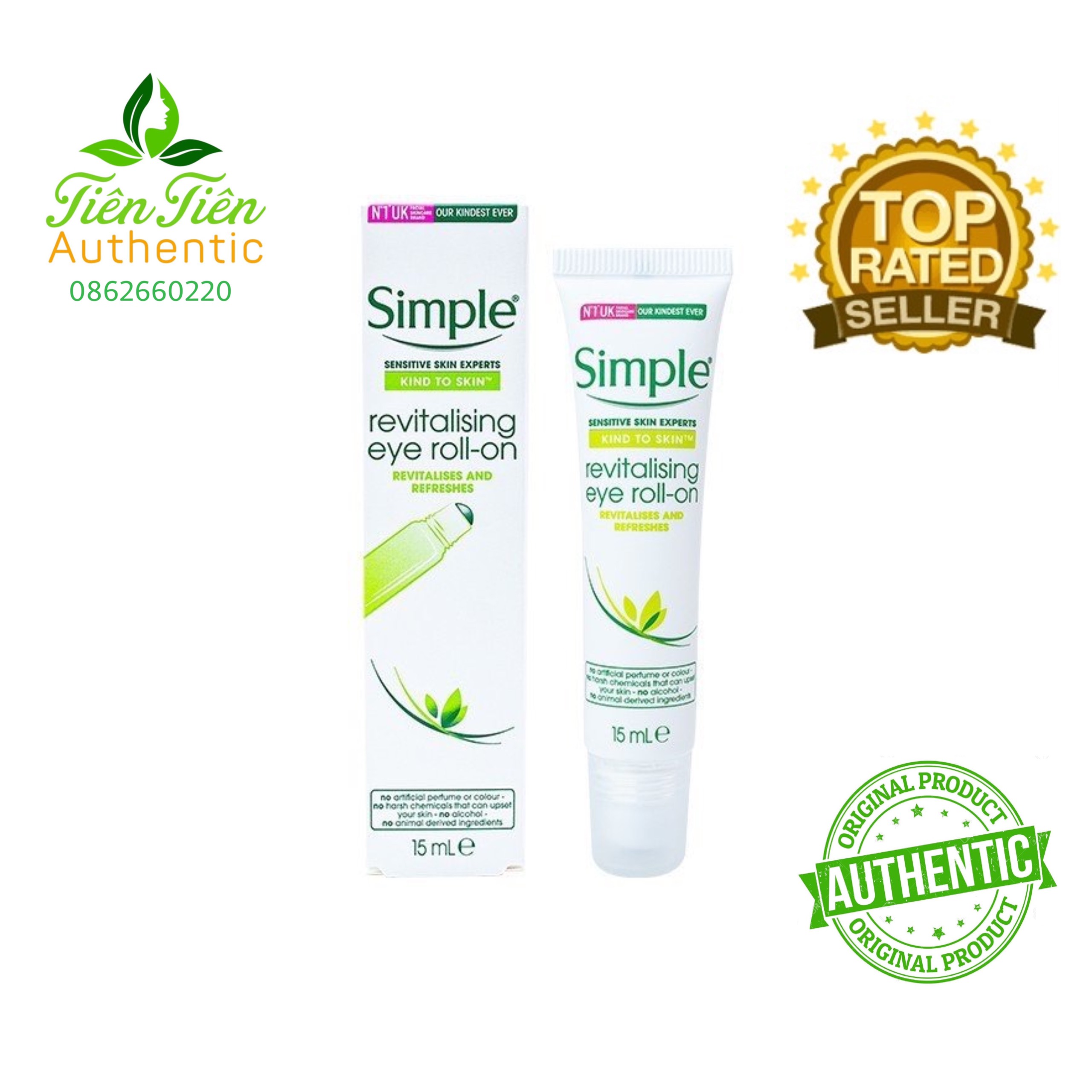 Simple – Lăn Mắt 15ml