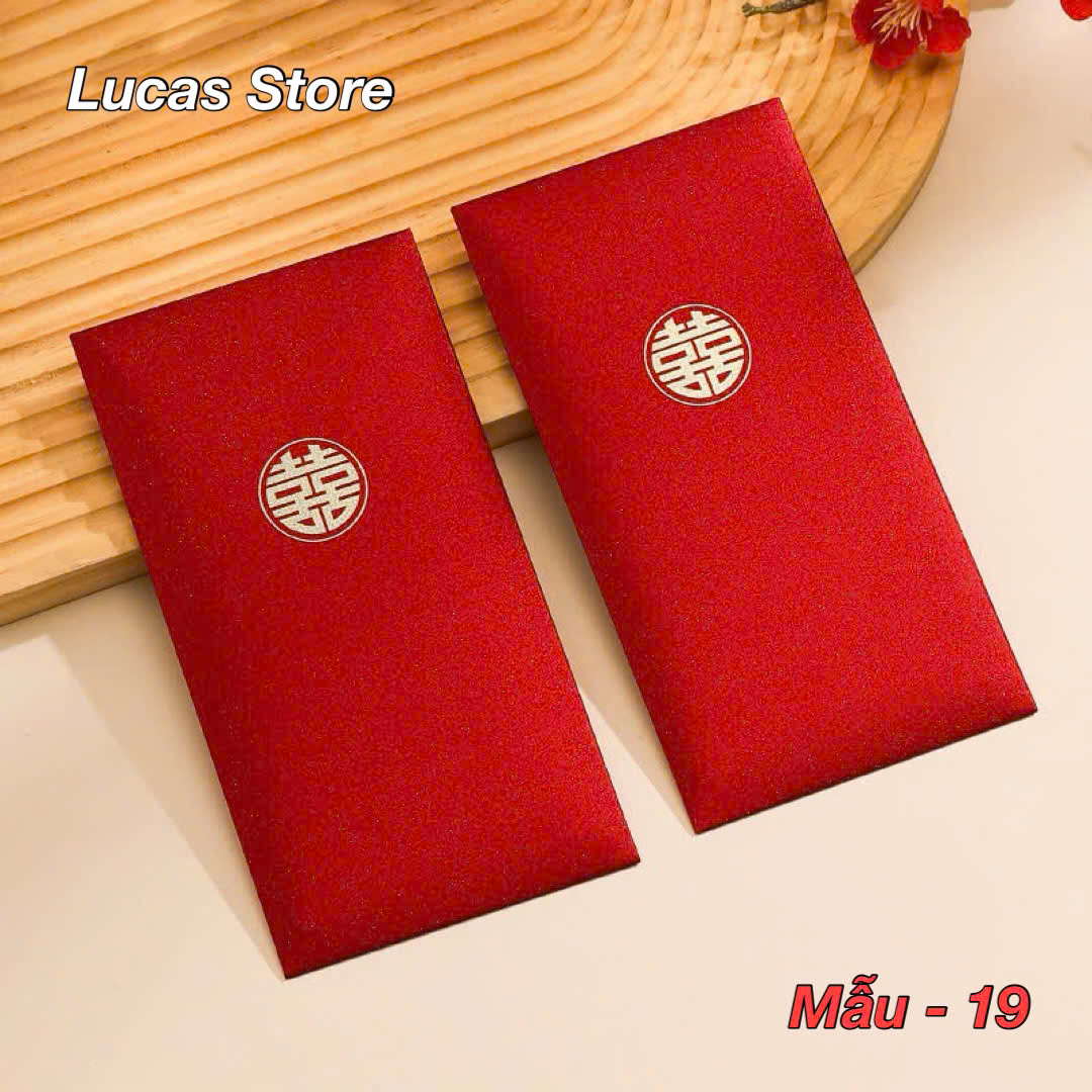 Lì Xì Cưới Lì Xì Song Hỷ Dành Cho Cưới Hỏi Nạp Tài Bê Tráp Mừng Cưới