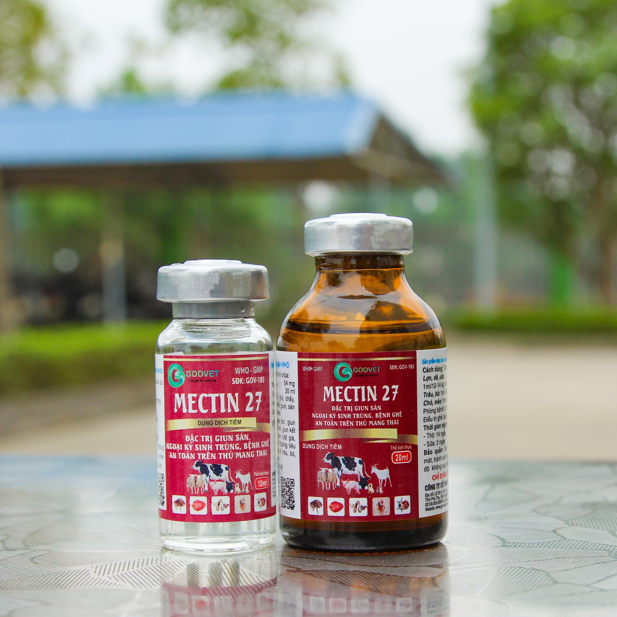 Nội ngoại ký sinh trùng ký sinh trùng máu MECTIN 27 lọ 10ml 20 ml