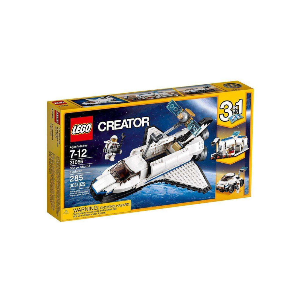 [100% chính hãng] LEGO 31066 Creator Space Shuttle Explorer 285pcs 7+ lego lắp ráp khổng lồ