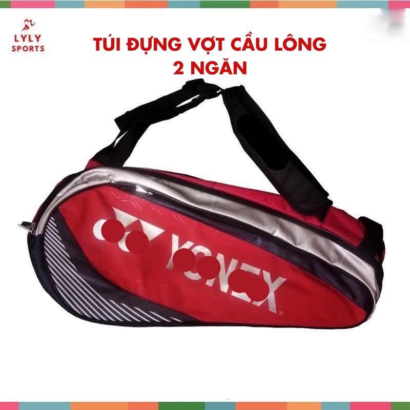 Túi đựng vợt cầu lông loại lớn 2 ngăn túi đựng vợt chống nước cao cấp - LYLYSPORTS