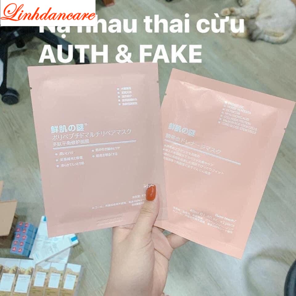 ( Hàng chính hãng loại 1) Mặt nạ nhau thai cuống rốn Nhật bản