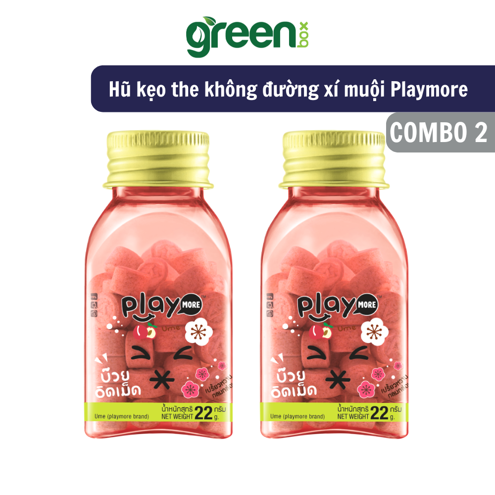 Combo 2 combo 3 combo 6 hũ kẹo xí muội Playmore 22g