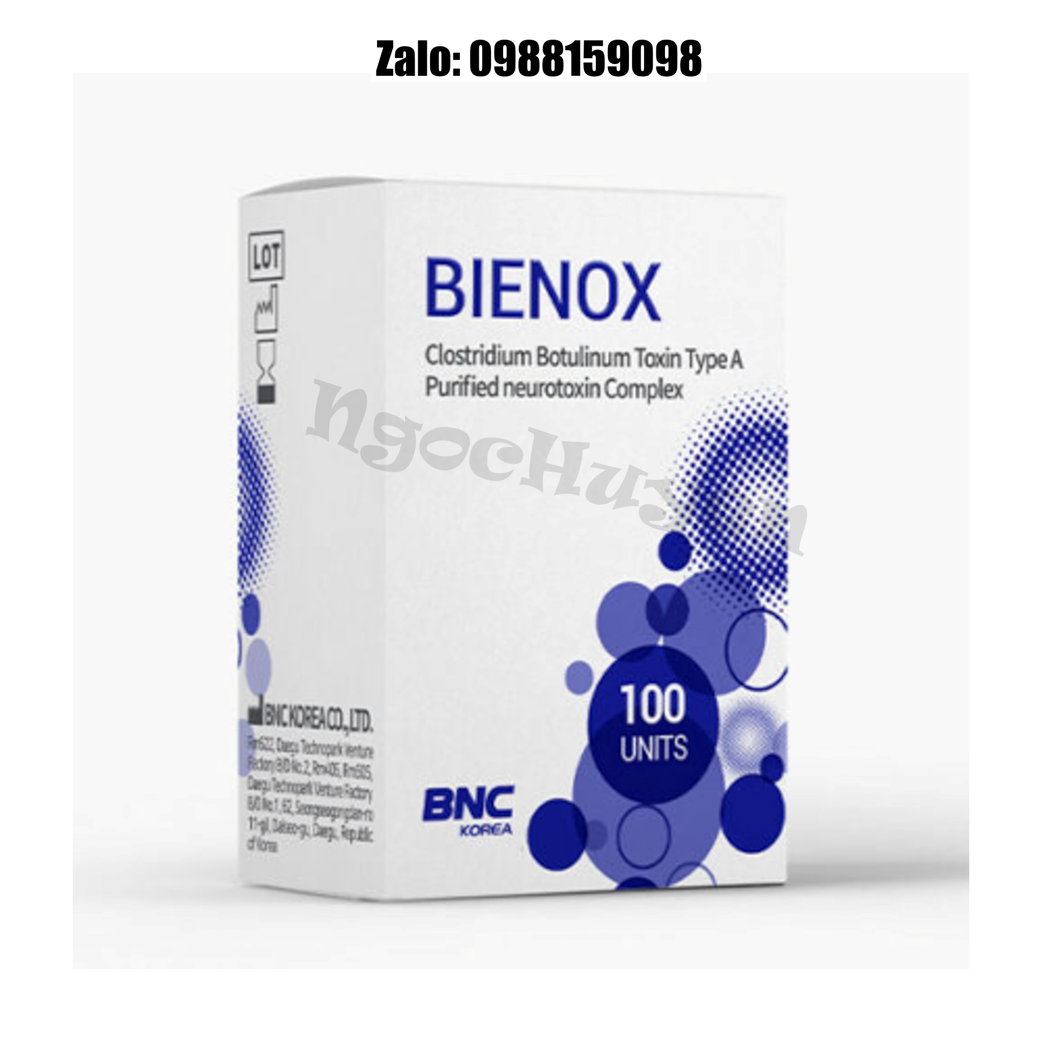 Botox Bienox 100Units - Botox100 - Botox Hàn Quốc - Botox Chính Hãng - Thon gọn hàm