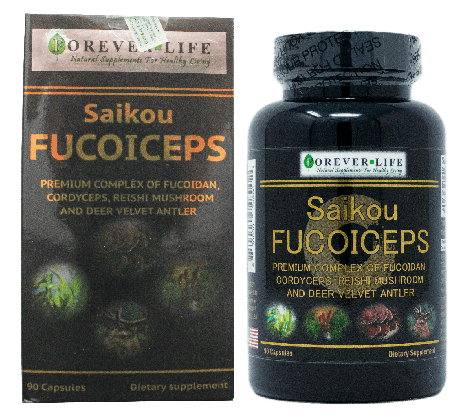 Saikou Fucoiceps - Bồi Bổ Cơ Thể - Xuất Xứ Usa - Hộp 90 Viên