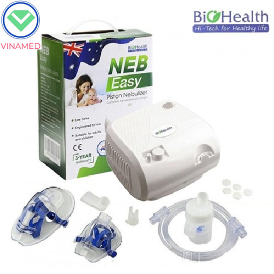 Máy Xông Mũi Họng Biohealth Neb Easy Hỗ Trợ Các Bệnh Hô Hấp