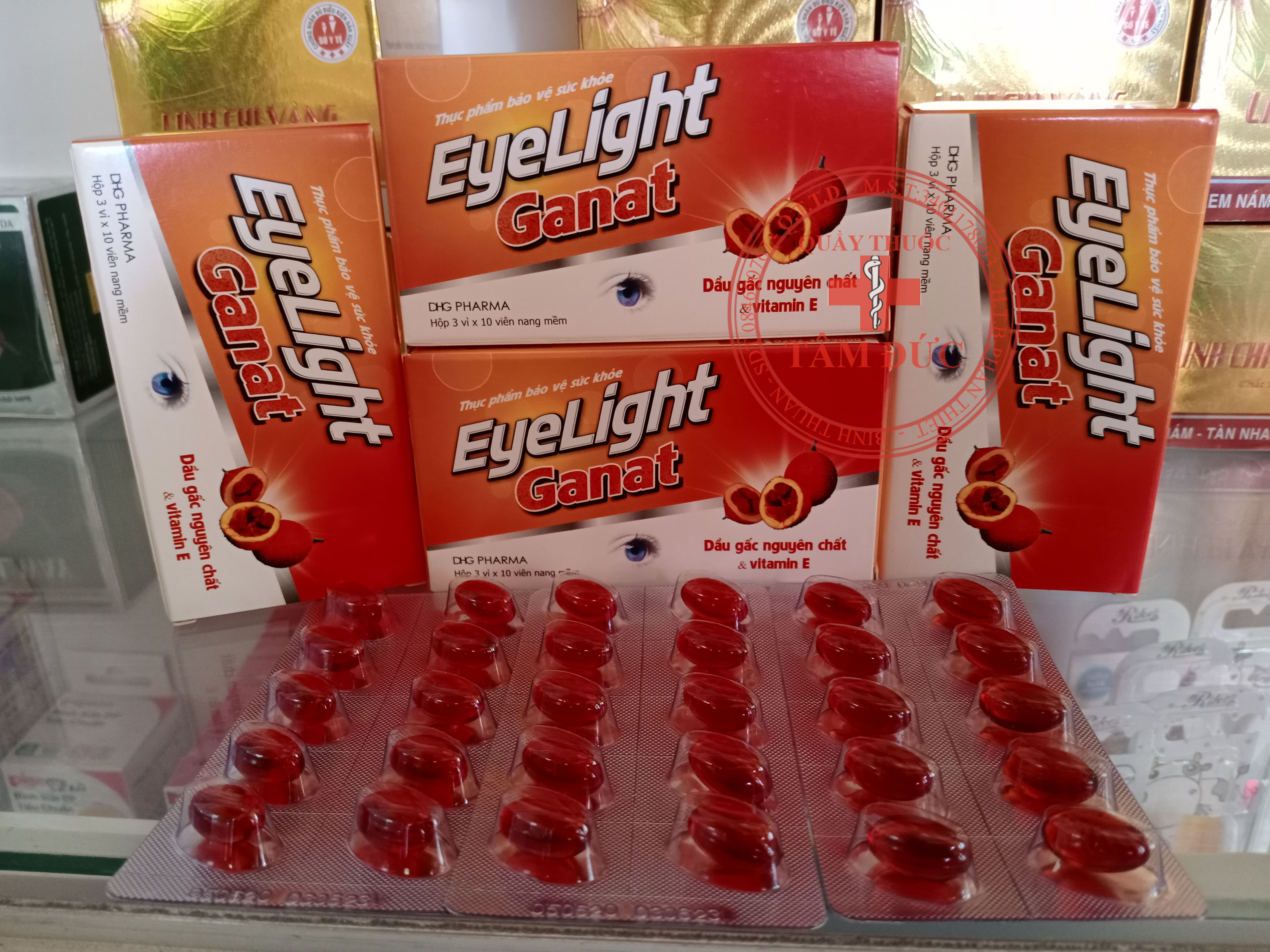 Viên Bổ Mắt Từ Dầu Gấc Eyelight Ganat 30 Viên