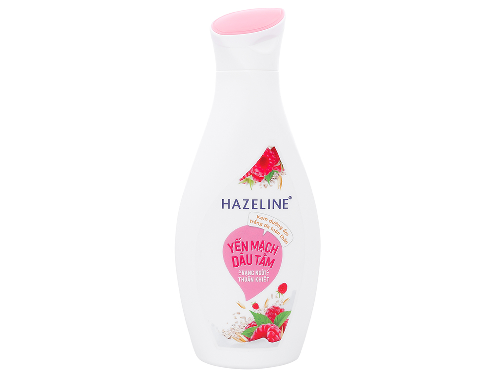 Kem Dưỡng Ẩm Hazeline Trắng Da Toàn Thân Yến Mạch Và Dâu Tằm 230Ml