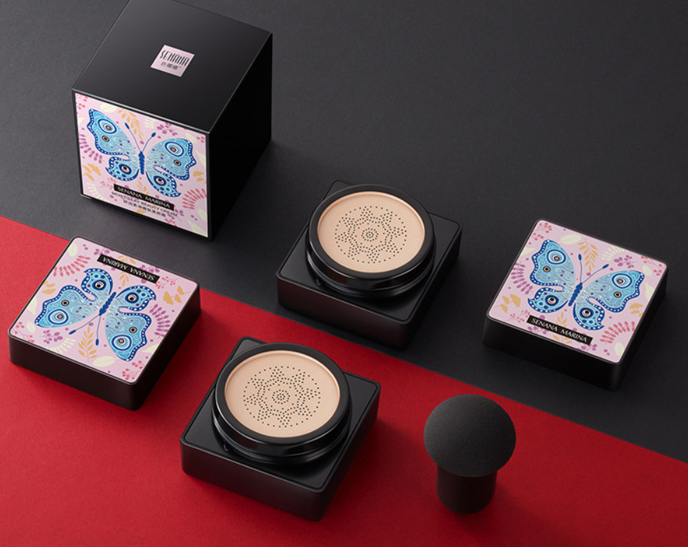 Phấn Nước Cushion BƯỚM XINH SNN70208 trang điểm 5in1 nội địa chính hãng sỉ rẻ tiết kiệm nhanh gọn che phủ tốt lâu trôi chuẩn màu căng mịn cả ngày