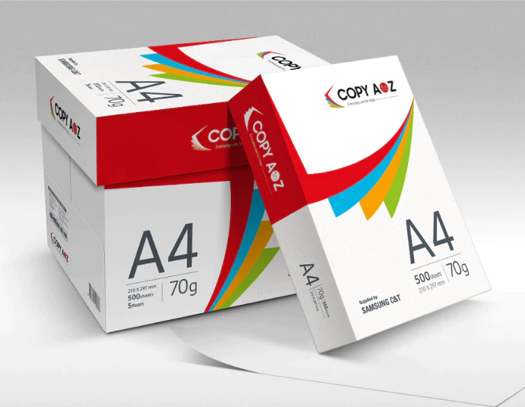 01 RAM GIẤY A4 COPY A-Z (1 RAM = 500 TỜ) CHÍNH HÃNG CAO CẤP