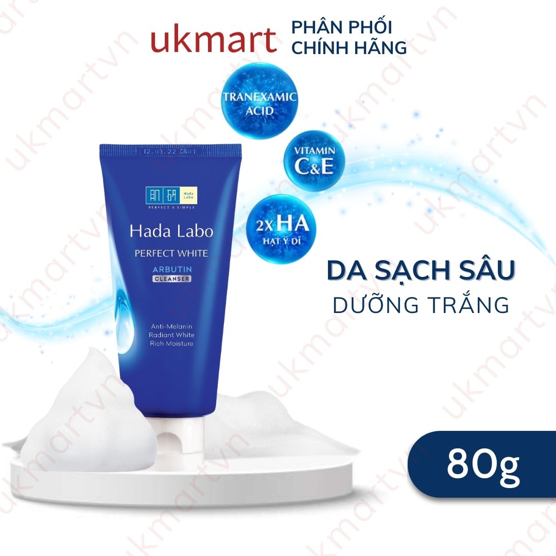 Kem Rửa Mặt Dưỡng Ẩm Hada Labo Advanced Nourish Hyaluronic Acid Cleanser 80gr