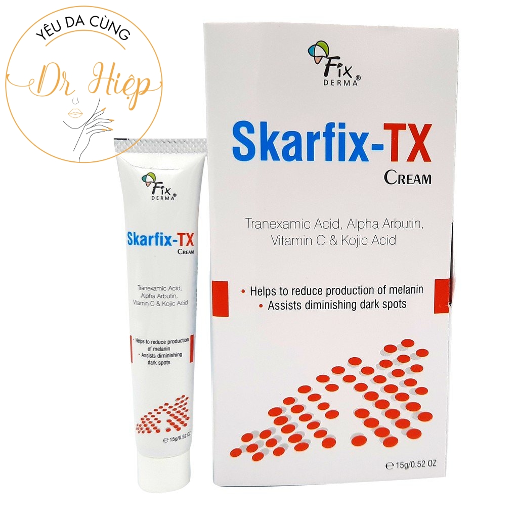 [Hcm]Kem S&Aacuteng Da Mờ Th&Acircm N&Aacutem Fixderma Skarfix Tx Cream 15G