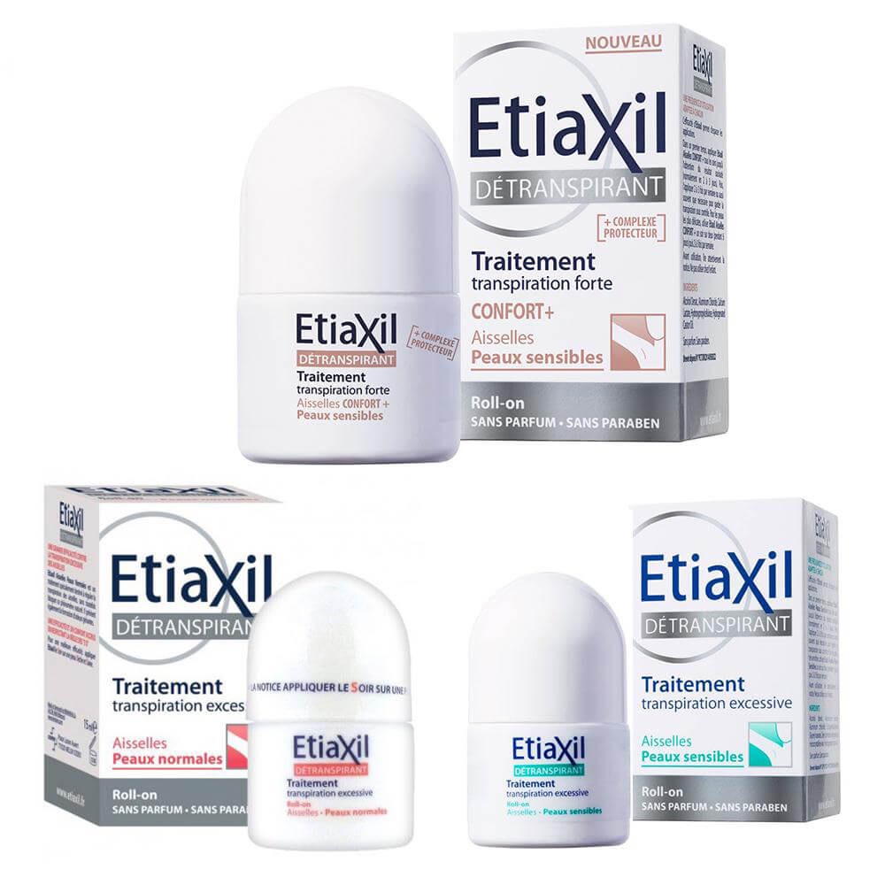 Lăn khử mùi etiaxil Pháp 15ml ngăn viêm cánh ướt nách mùi cơ thể sạch và trắng nách