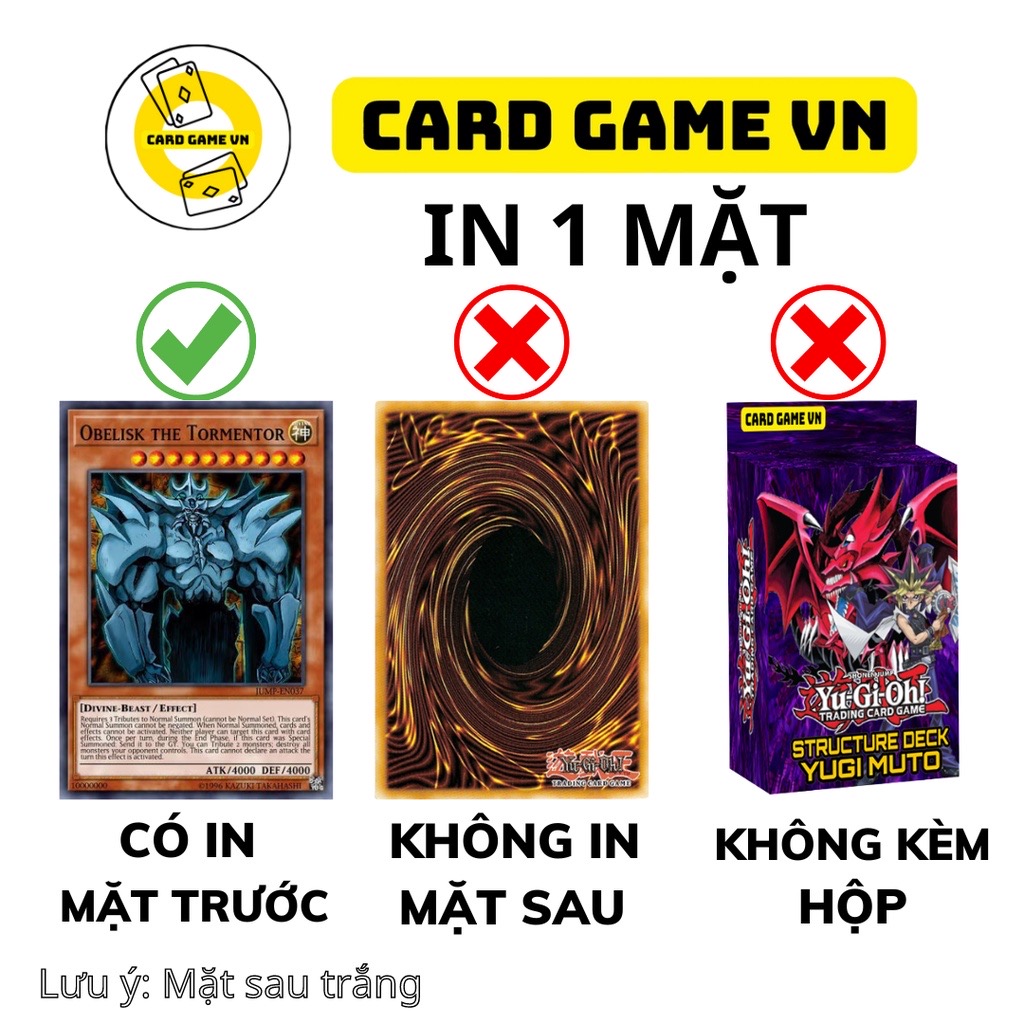 [BÀI IN] Bài YuGiOh Tiếng Việt/Anh - Hộp Thẻ Bài FullBox - Bộ 45 lá bài Structure Deck của Kaiba Seto - Card Game VN