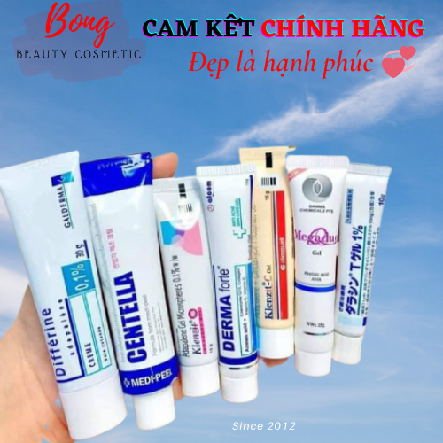 Các Sản Phẩm Giảm Mụn Hiệu Quả Klenzit - Klzc - Klzms - Derma - Megaduo - Azclear