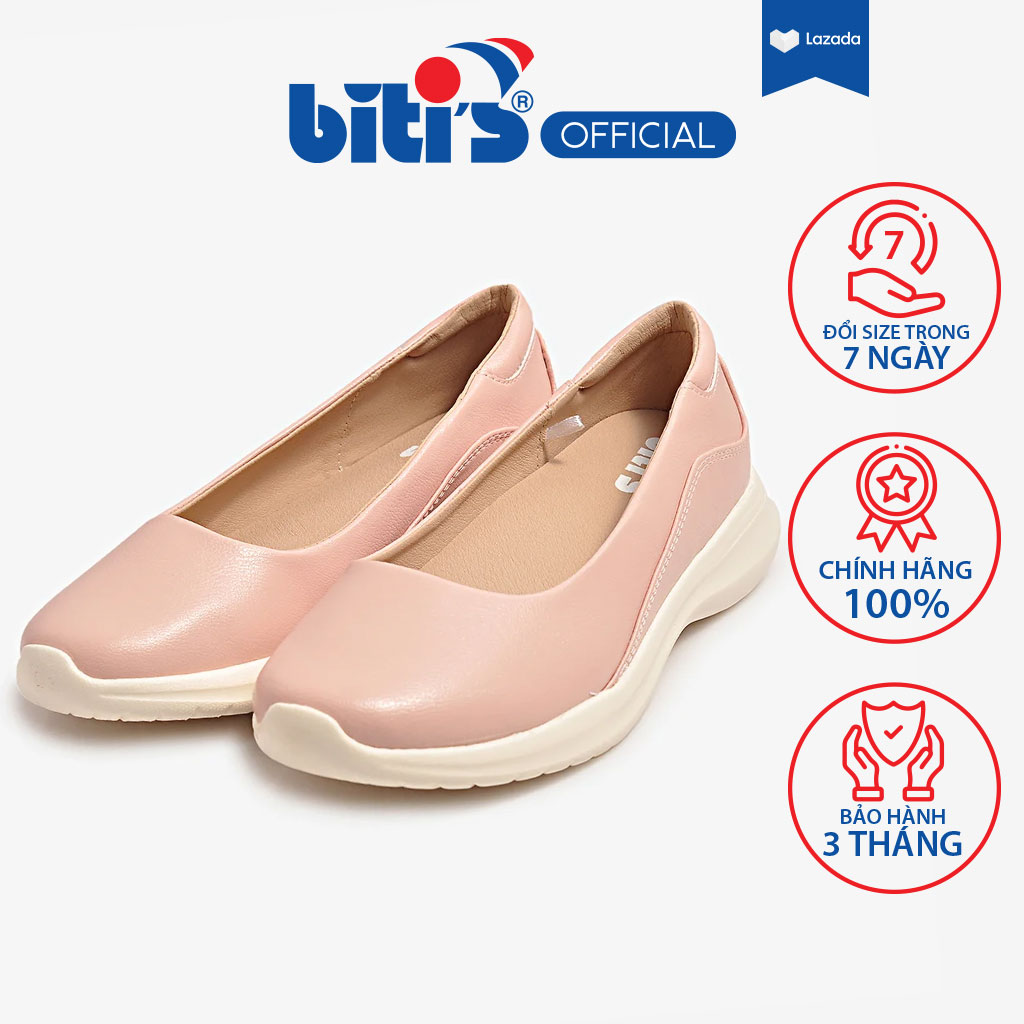 Giày Búp Bê Nữ Biti’s Êmbrace - Blush Pink DBW004500HOL (Hồng Lợt)