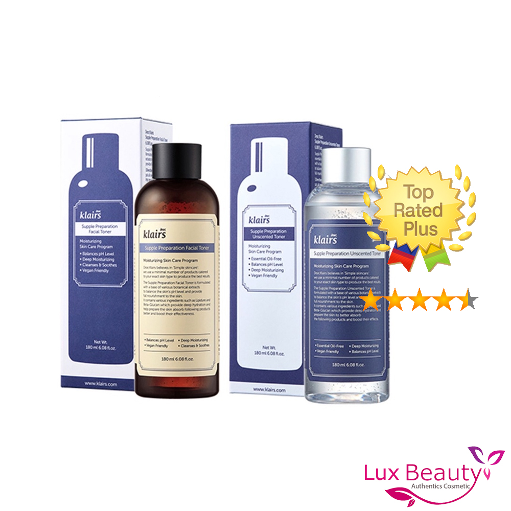 Nước hoa hồng Klairs Supple Preparation Toner 180ml