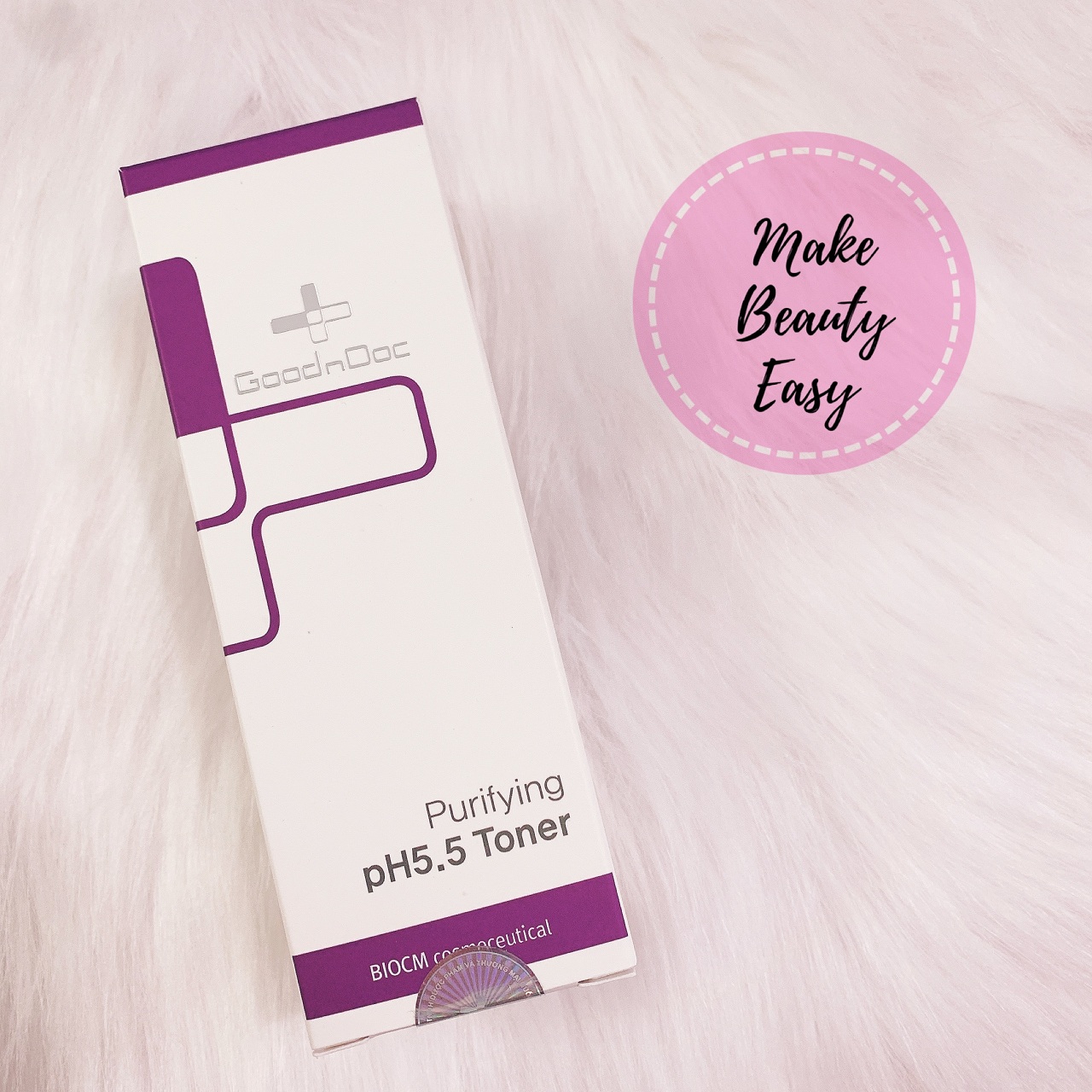 [HCM][HÀNG NHẬP KHẨU] Nước hoa hồng Toner dưỡng trắng mờ thâm nám chống lão hóa dưỡng ẩm làm sạch da GoodnDoc Purifying pH 5.5 Toner 120ml