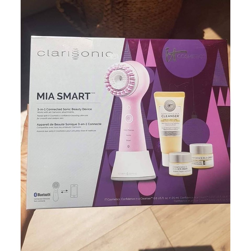 Máy Clarisonic - Máy Rửa Mặt Clarisonic Mia Smart Chất Lượng Đảm Bảo An Toàn Đến Sức Khỏe Người Sử Dụng Cam Kết Hàng Đúng Mô Tả