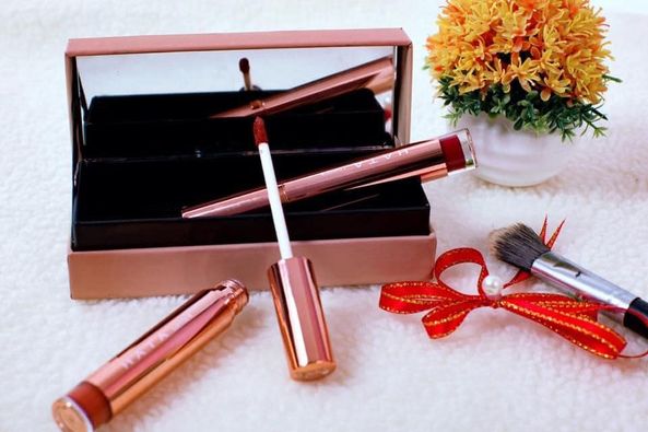 Son Kem Hata Lipstick Siêu Lì - Siêu Mềm - Hộp Có Gương Xinh Và Tiện Lợi.