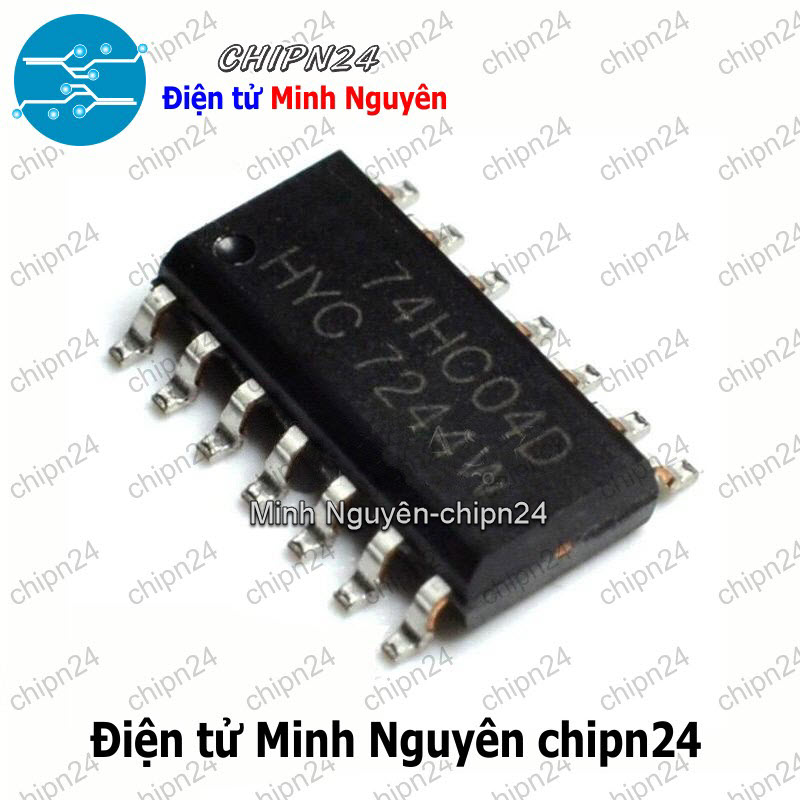 [3 con] (SOP) IC Dán 7404 74HC04 SOP-14 (SMD) (74HC04D) (IC Cổng NOT (6 Cổng NOT)) - HH002941