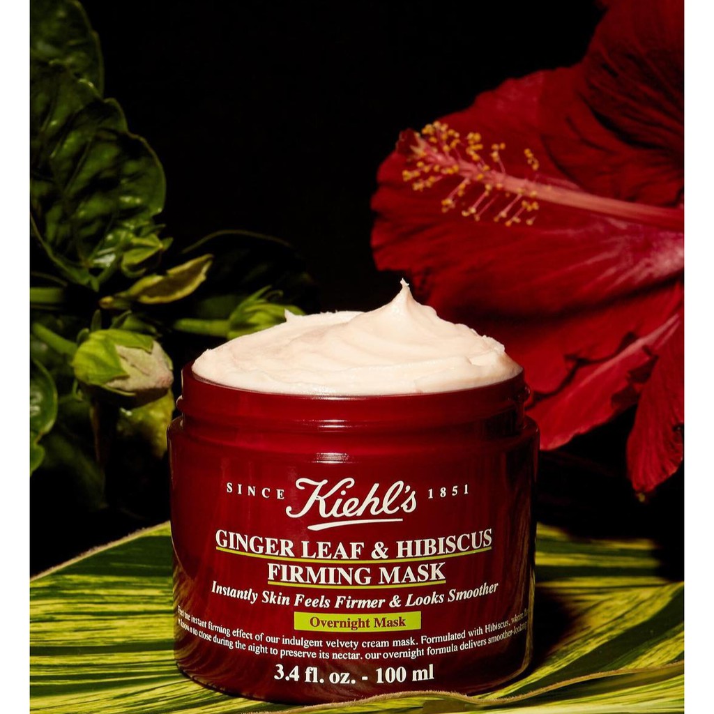 [Hcm]Mặt Nạ Ngủ Lá Gừng Và Hoa Dâm Bụt Kiehl’s Ginger Leaf & Hibiscus Firming Mask