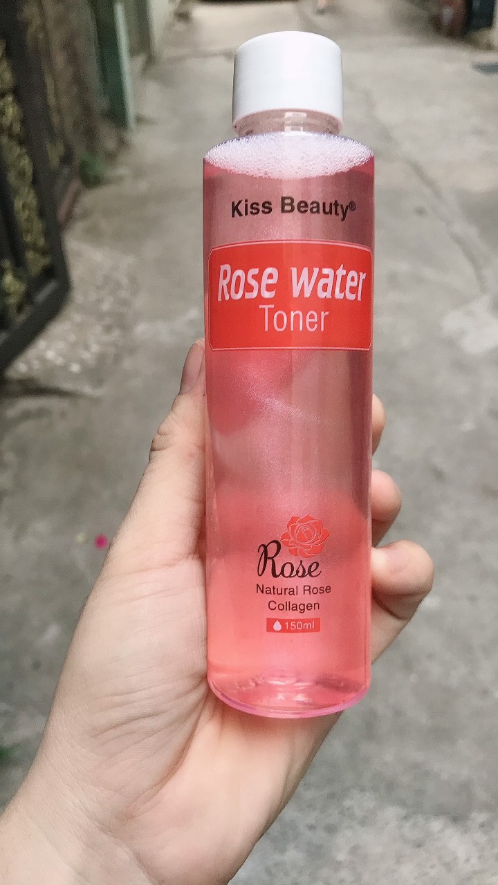 Nước Hoa Hồng Nguyên Chất Không Cồn Kiss Beauty Toner