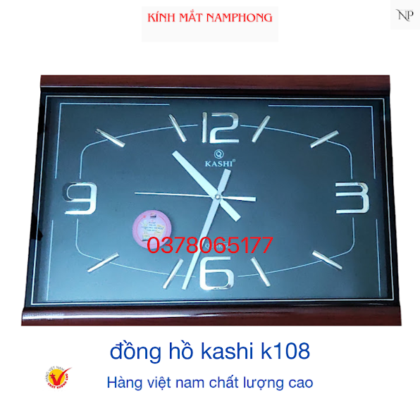 Đồng hồ treo tường KASHI  K108  kim trôi