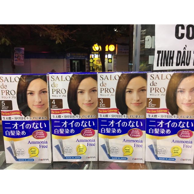 Thuốc nhuộm tóc nhật Salon De Pro chính hãng