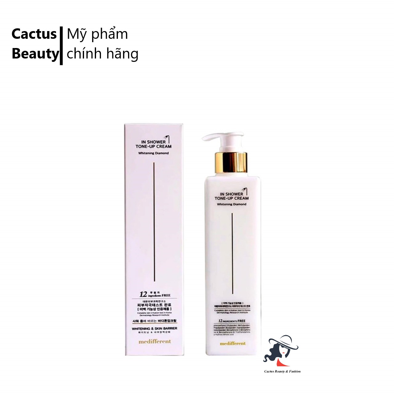 [HCM]Sữa Tắm Truyền Trắng Medifferent In Shower Tone-Up Cream Mẫu Mới