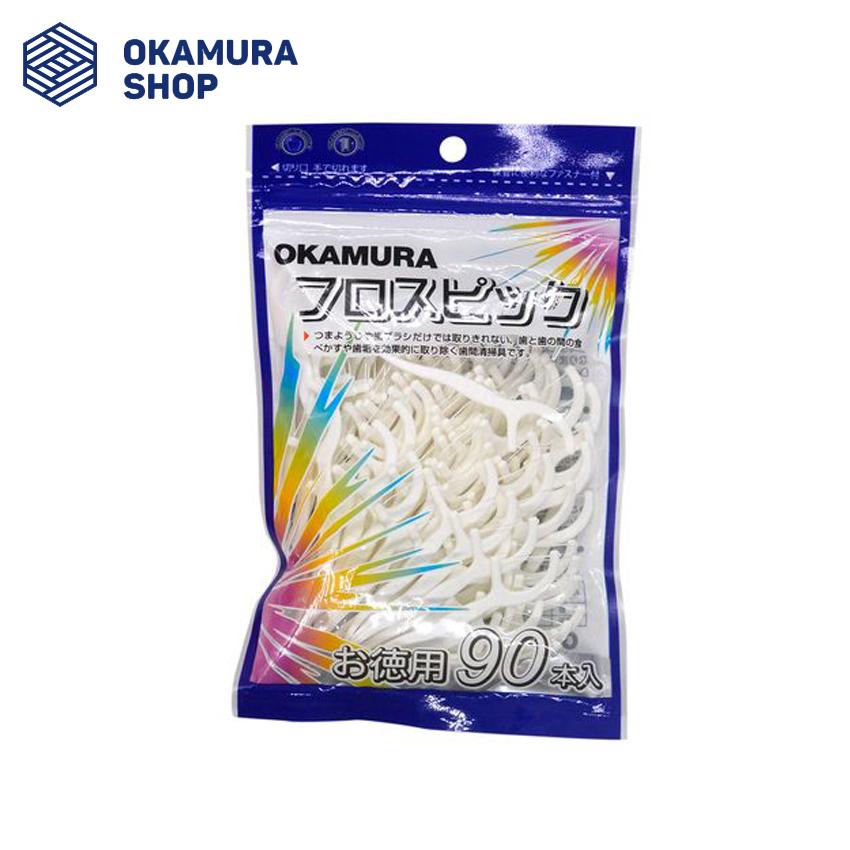 [HCM]Tăm chỉ nha khoa Okamura – Bịch 90 cây