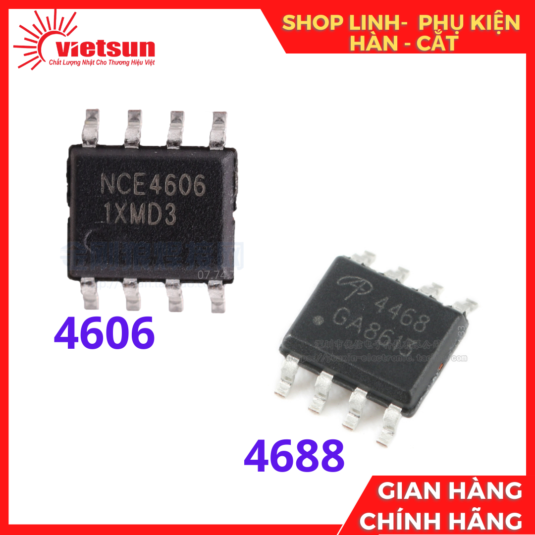 IC4606 4468 - linh kiện sửa chữa máy hàn điện tử