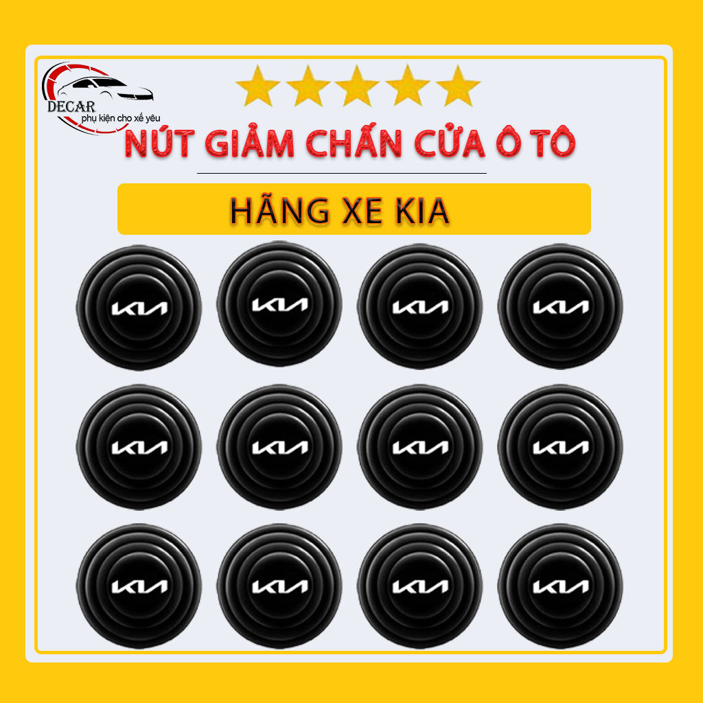 [KIA] Combo 10 và 20 nút giảm chấn cửa ô tô  đệm núm cao su giảm lực đóng cửa oto xe hơi giảm tiếng 