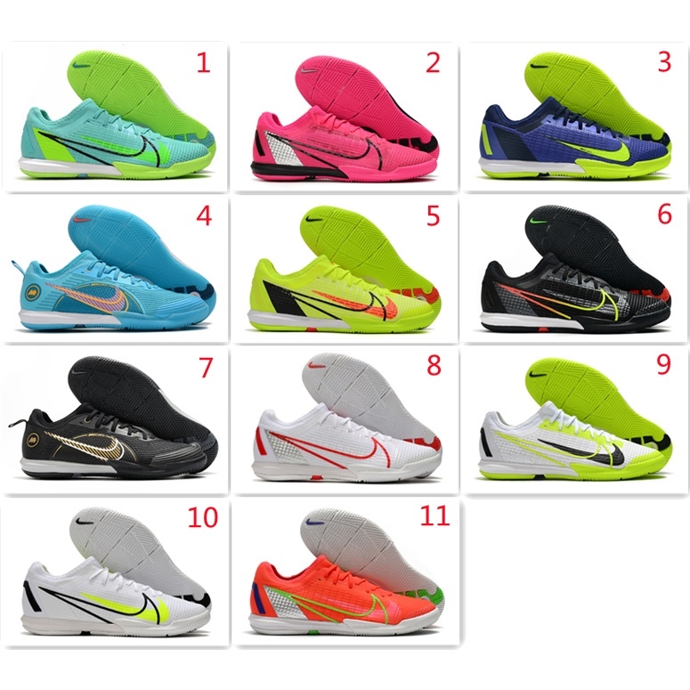 ◎♤ Zoom Vapor 14 Pro IC Low futsal shoesmen s indoor football shoesKnitted breathable indoor football competition shoes