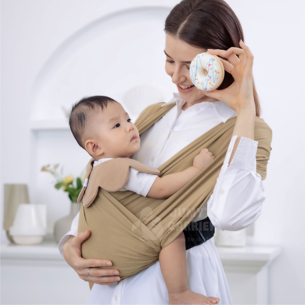 [BIGSIZE] Địu Vải Cho Bé Sơ Sinh Jumysie - Địu Em Bé Mềm Mại An Toàn Thoáng Khí Rảnh Tay Cho Mẹ