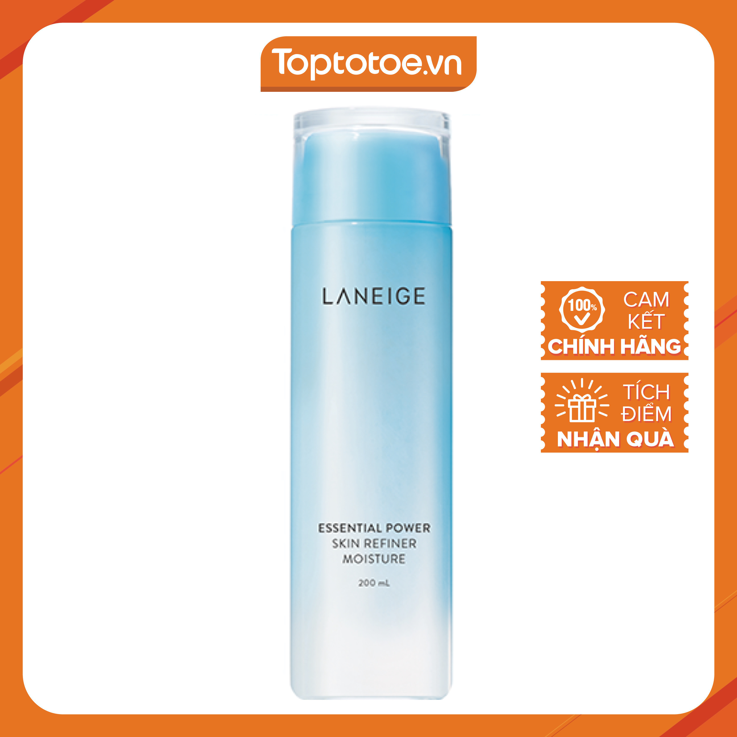 Nước Hoa Hồng Dành Cho Da Khô/Da Dầu Laneige Essential Power Skin Refiner 200ml