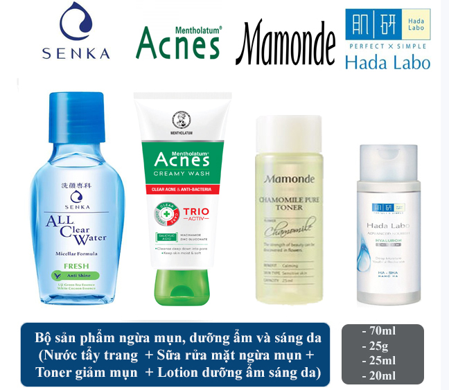 [Hcm]Combo 4 Sản Phẩm Skincare Ngừa Mụn Sáng Da Và Dưỡng Ẩm Acnes|Trio - Activ Cam Kết Hàng Đúng Mô Tả Chất Lượng Đảm Bảo Theo Công Nghệ Hiện Đại An Toàn Cho Người Sử Dụng